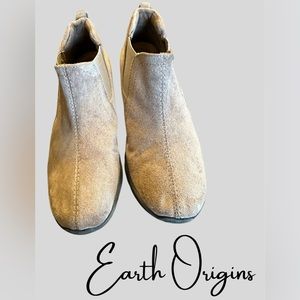 Women's Size 6.5 Earth Origins Dayana Taupe Suede Boots New without tags or box.